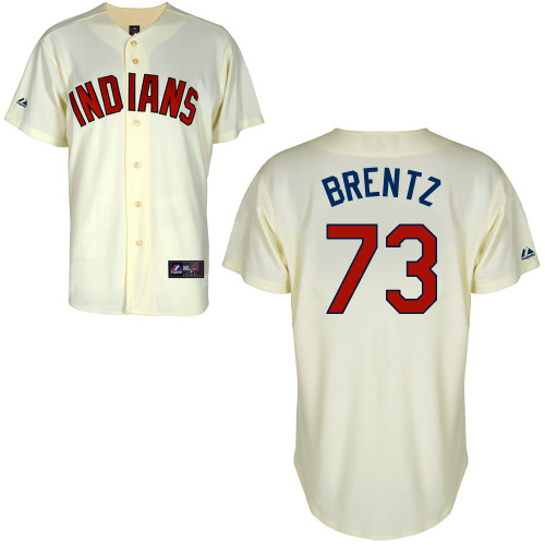 Bryce Brentz #73 MLB Jersey-Boston Red Sox Men's Authentic Alternate 2 White Cool Base Baseball Jersey